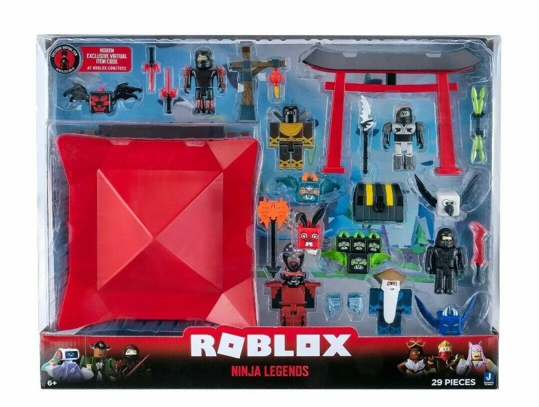 Roblox Ninja Legends Deluxe Playset 29 Pieces With Exclusive Virtual Item -  Action Figures, Facebook Marketplace