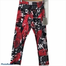 DKNY Womens Leggings Sport Logo Print Cropped Activewear X-Small