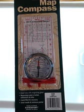 SAFESPORT Outdoor Gear Map Compass NEW CAMPING HIKING BACKPACKING NAVIGATION