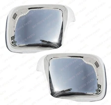 QSC Truck Chrome Hood Mirror Cover Pair (L & R) for Freightliner Cascadia 2018+