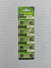 10 PK AG10 V10GA 389 E390 SR54 SG10 LR1130 G10A 0 Hg ALKALINE CALCULATOR BATTERY