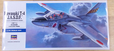 Hasegawa 1:72 Kawasaki T-4 Plastic Model Fighter Airplane Kit, Brand New