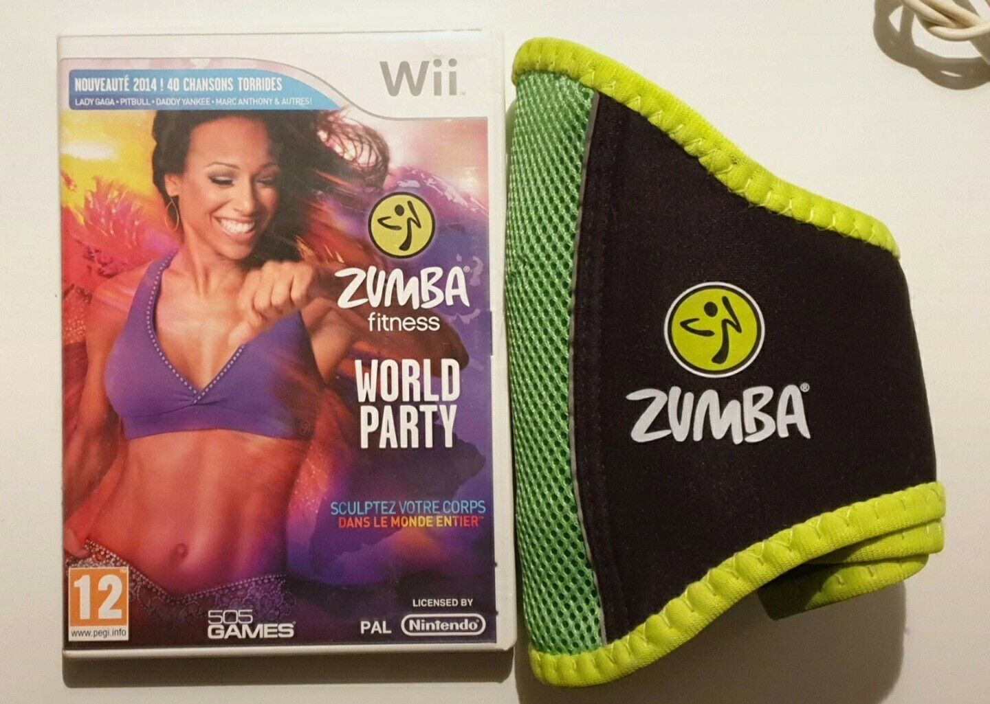 Zumba World Party + ceinture Jeu Vidéo Nintendo Wii