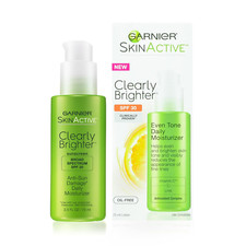 Skinactive Clearly Brighter SPF 30 Crema Idratante Viso con Vitamina C, 2,5 Fl Oz (7