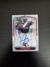 Victor Izturis - 2023 Bowman Chrome 1st Prospect Autograph - SPECKLE AUTO /299