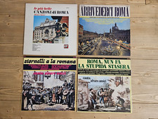 4 LP di Stornelli e Canzoni Romane, 33 giri