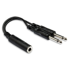 Hosa Technology YPP-106 1/4-Inch TSF to Dual 1/4-Inch TS Y Cable