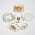 Herend Hungary Italy England Vintage Porcelain Ceramic Ashtray Trinket Dish Lot
