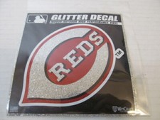 Wincraft MLB Cincinnati Reds Glitter Decal Indoor/Outdoor High Performance Vinyl