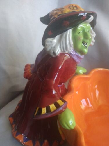 Vintage Signature Home Collection Witch & Ghost Treat Bowl Neu im Karton - Bild 3 von 8