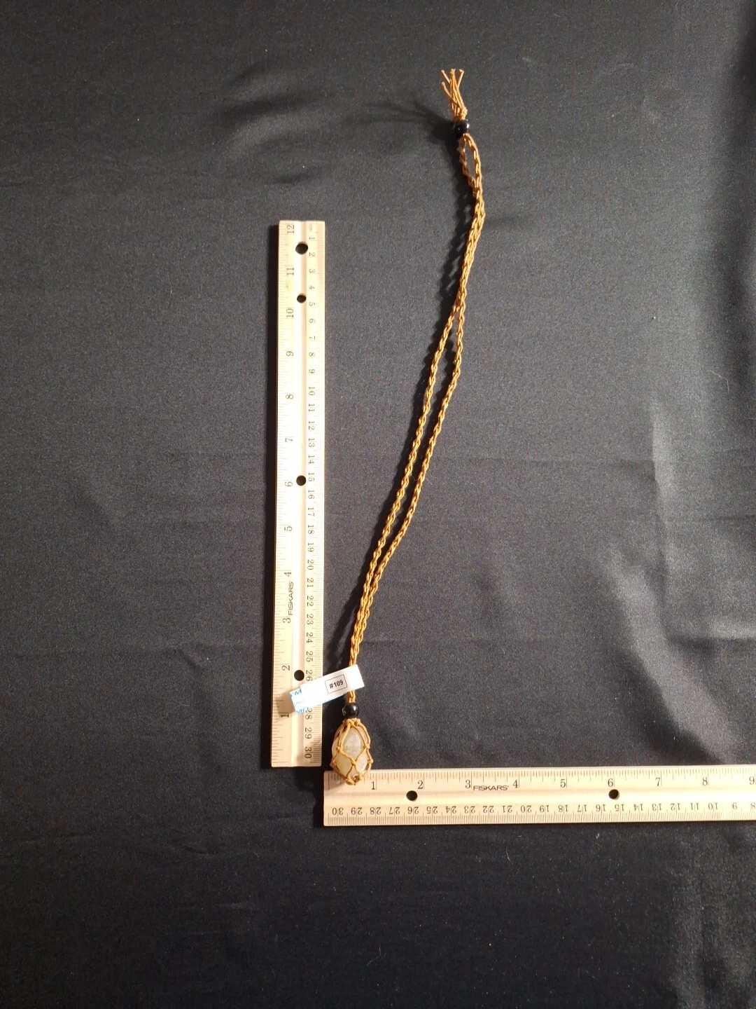 VETEMENTS Ciondolo gioiello moda fatto a mano pietra preziosa Montana lucido caduto #109