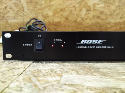 Bose 1200 VI 4-Channel Professional Power Amplifier Black