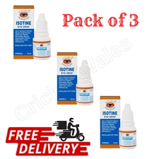 3 x Cataract Eye Drops 3 pcs Animal Exp.2027 Vision Care Glaucoma Cataract