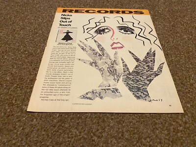 RSBK10 RECORD REVIEW & PICTURE. STEVIE NICKS : MODERN