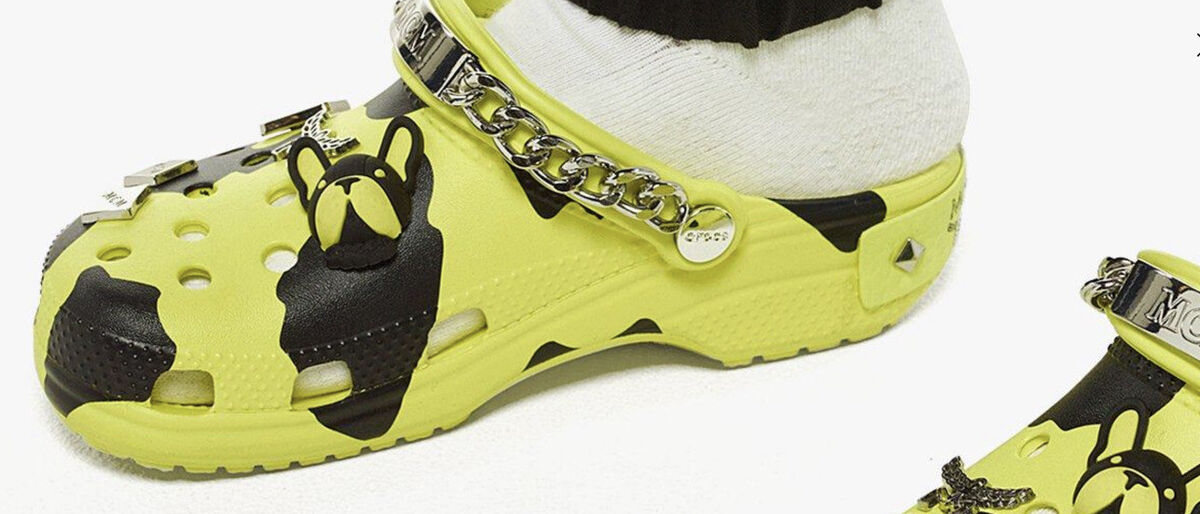 MCM X CROCS Yellow/Black Camouflage New Unisex Mens 12 MCM X CROCS Yellow/Black Camouflage New Unisex Mens 12
