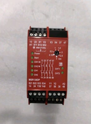 Allen-Bradley 440R-M23143 Safety Relay MSR138DP 24V AC/DC FREE FAST SHIPPING