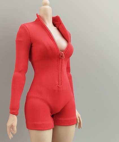 1/6 Scale Female Sexy High Neck Bodysuit Model For 12IN Action Figure Body - Picture 10 of 23