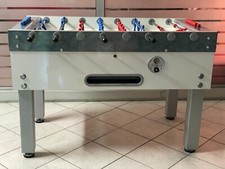 Calcio balilla NUOVO GARLANDO Bar MARACANA WHITE gettoniera calcetto biliardino