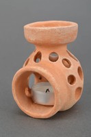 Homemade Clay Aroma Lamp Homemade Clay Aroma Lamp