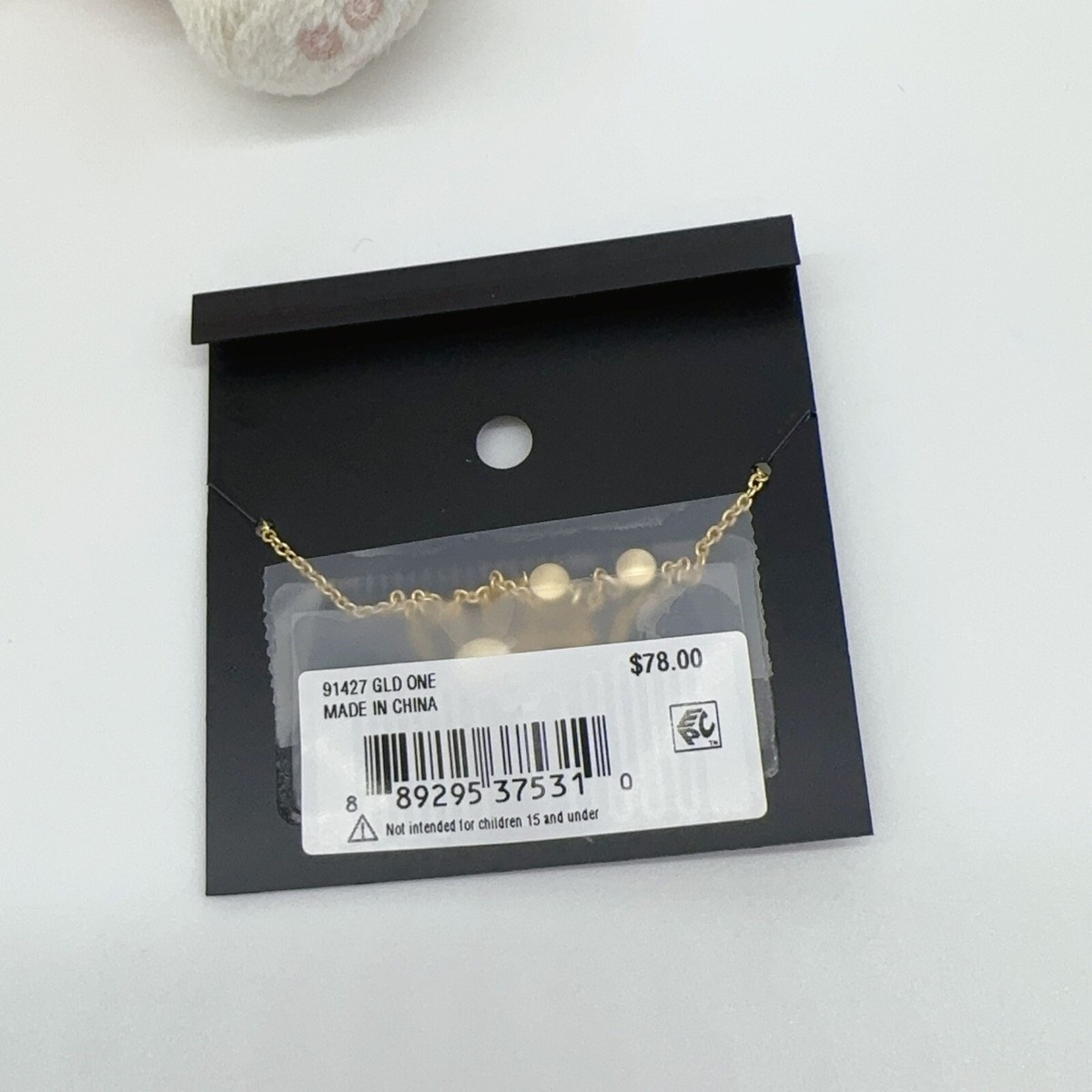 Coach 91427 Pave Signature Slider Bracelet, Gold NWT, Org