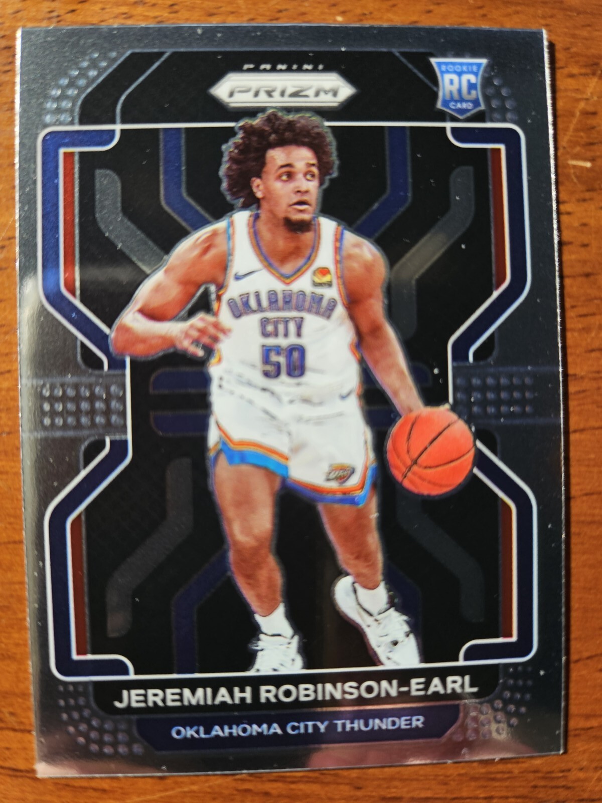 2021-22 Panini Prizm Base Jeremiah Robinson-Earl #319 Rookie RC Thunder