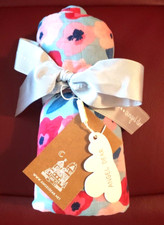 Angel Dear Cotton Muslin Swaddle Baby Blanket Blue Pink Red Floral Poppy Flower