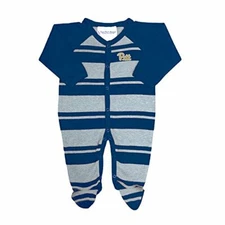 Two Feet Ahead Newborn Long Sleeve Footed Romper Pitt Panthers 12 Months NEW