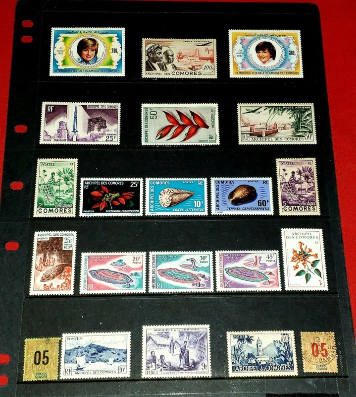 {COMOROS ISLAND/  Quality group OF MNH-MLH/ VF+/ GREAT VALUE/epictronic/JC}