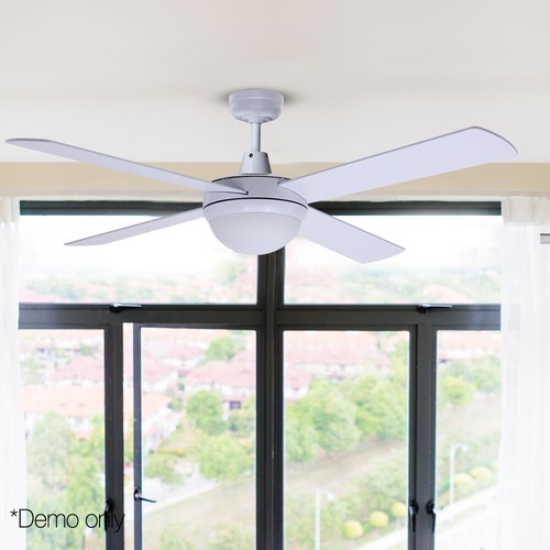52" Ceiling Fan w/ Light Remote Control Fans 1300mm 4 Blades Home Office Modern - Picture 11 of 24