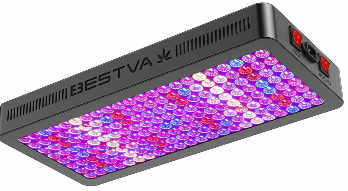 BESTVA 2000W Full Spectrum LED Grow Light For Plants Flower Veg