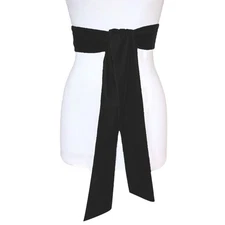 Velvet Sash Belts Bridesmaid Double Faced Sash Wedding, Partywear for Women
