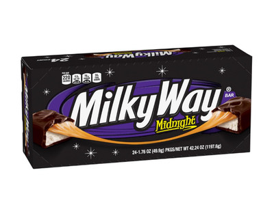 Milky Way Midnight Dark Chocolate Bars, 24 Pack, 1.76 oz Each