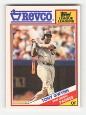 1988 Topps Revco League Leaders #1 Tony Gwynn Near Mint or Better