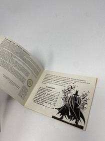 Batman Returns Manual Only NES Nintendo Entertainment System 1993