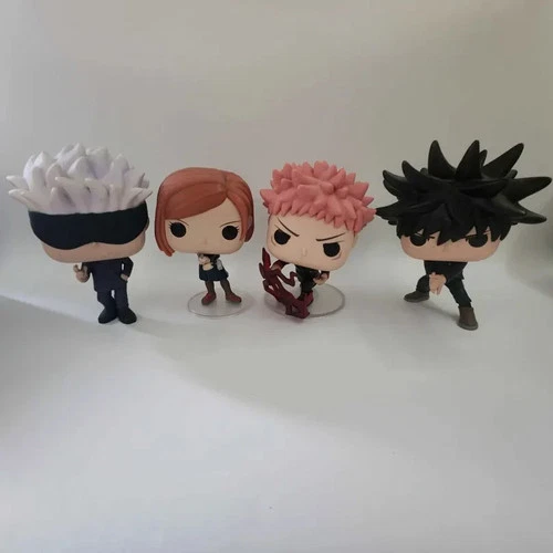 Funko Pop 4 Pack Lot Jujutsu Kaisen JJK - Gojo, Nobara, Yugi, Megumi