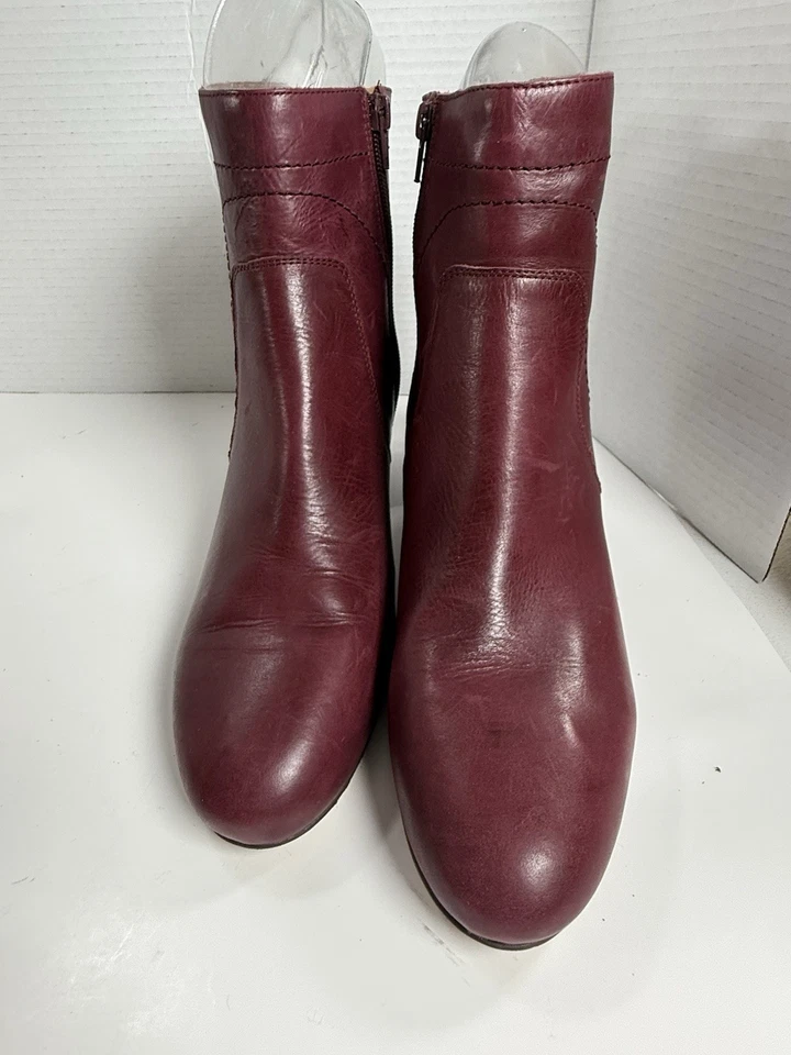 Corso Como Leather Boots Red Burgundy Size 11 M - Image 3 of 4