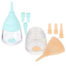 2 Pcs Puppy Nursing Bottles Kitten Pet Feeding Silicone Milk Feeder for Pets