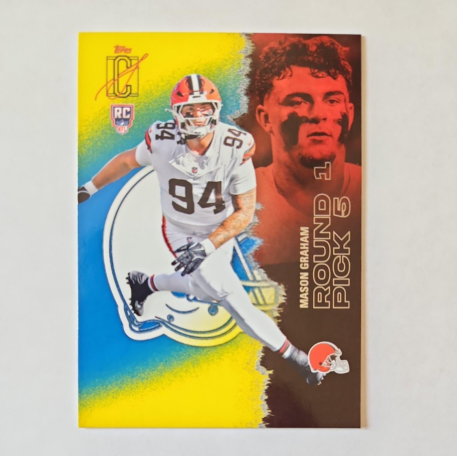 2025 Topps Signature Class Mason Graham #141 Blue & Yellow (RC) - Browns