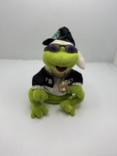 Gemmy Frogz Rock It Rap It Ribbit Hip-Hop Frog Singing Yeah 2006 Plush Video