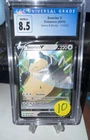 Snorlax V 141/202 Swsh01: Sword & Shield Holo cgc 8.5