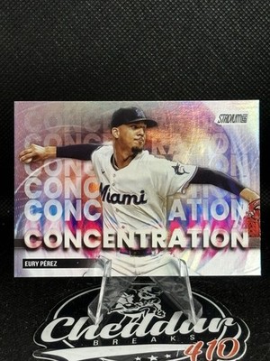2025 Topps Stadium Club Concentration #C-25 Eury Perez Marlins