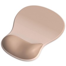 Ergonomic Mouse Pad with Wrist Rest, Gel 10.3 x 7.5 inches, Mocha Sand