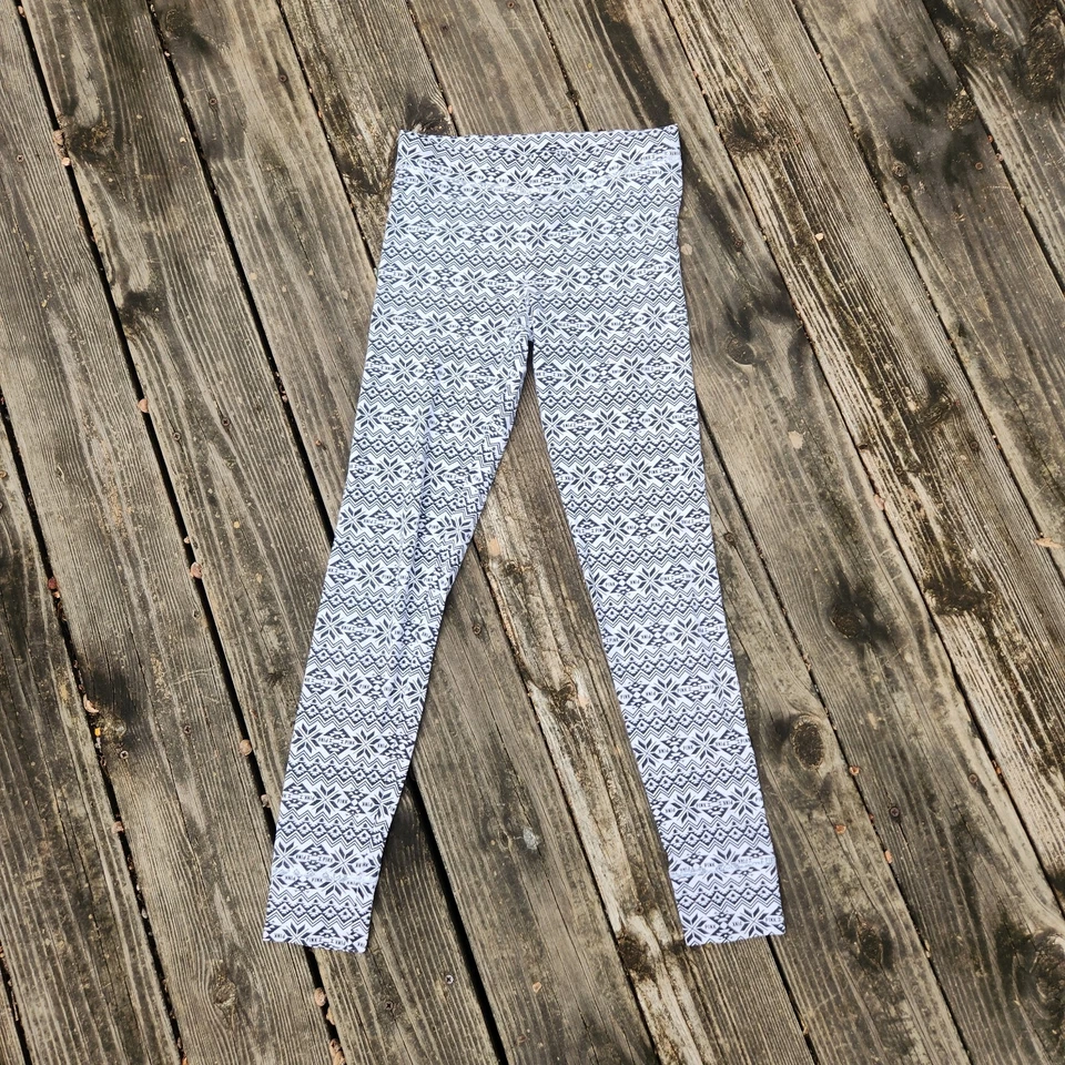 РОЗОВЫЙ Victoria's Secret PJ брюки: размер маленький, снежинка печати, мягкий - Изображение 2 из 4