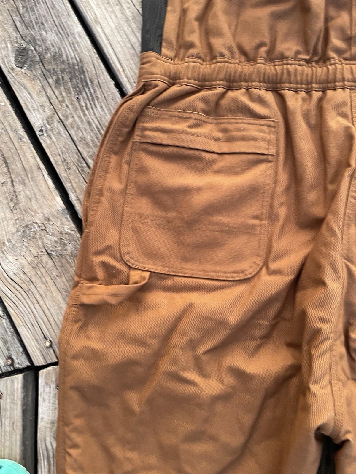 Steel Guard Heavy Coveralls 2 XL Adjustable ShoulderStrapsInsulated Brown Canvas