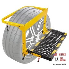 Tire Step for Truck Upgraded, SUV and RV Adjustable Folding Heavy Duty Wheel