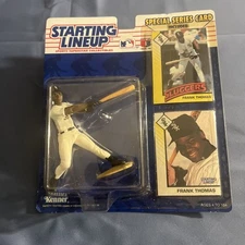 1993 KENNER STARTING LINEUP MLB FRANK THOMAS WHITE SOXS/HOF SPECIAL SERIES CARD