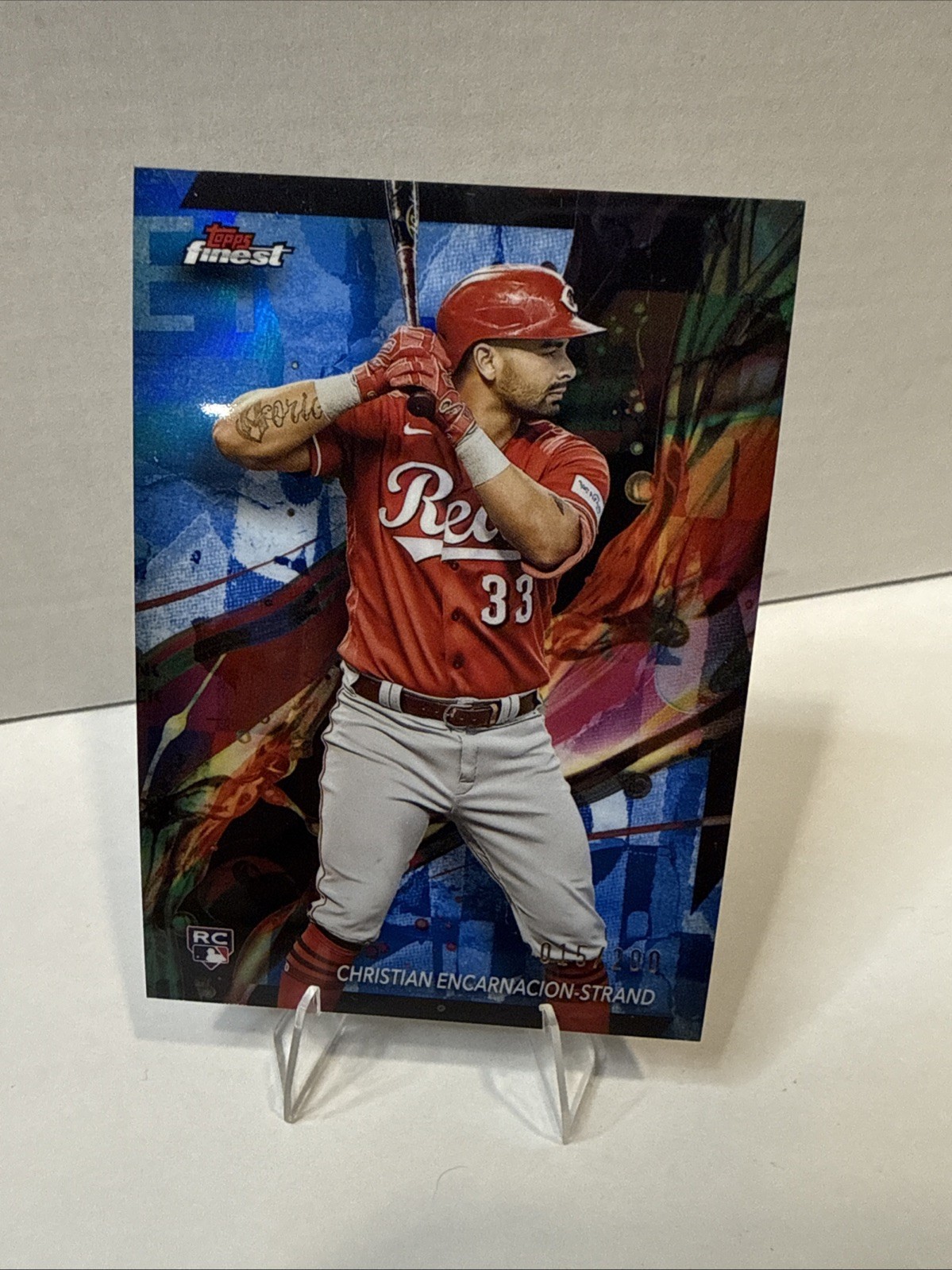 Christian Encarnacion-Strand 2024 Topps Finest Rookie Blue /200 #4