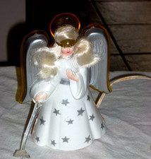Vintage Noma Angel Lite Illuminated Christmas Tree Topper