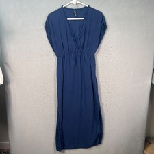 Zara TRF Collection Womens Size XS Blue Midi Dress