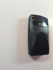 GPX Personal AM/FM Radio Model A2093 Black W/Built In Speaker Tested Works